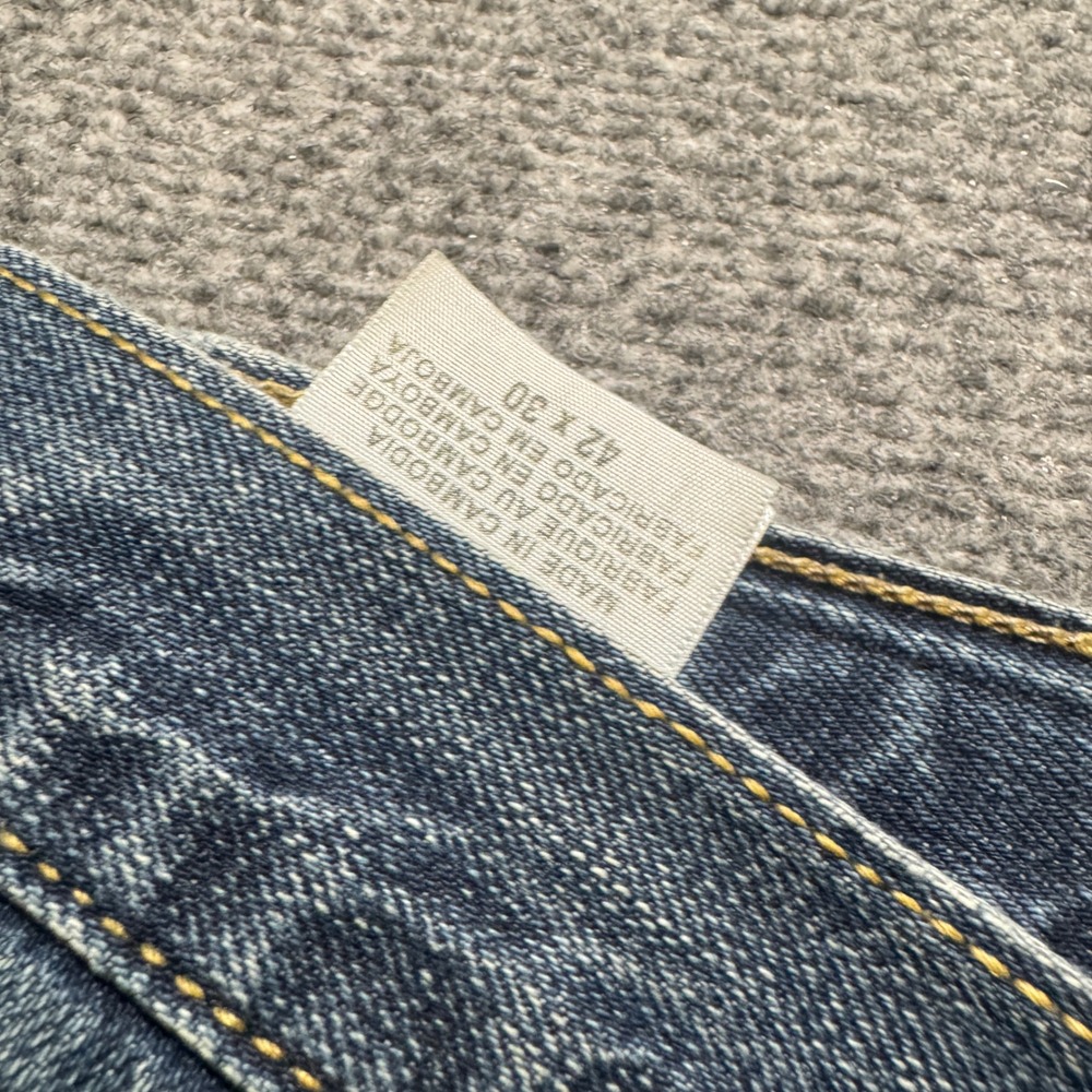 VTG Levi's 550s Silver Tab Baggy Denim Jeans Men's 40x30 Wide Leg Skater - Picture 4 of 12